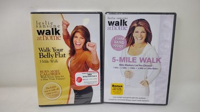 Leslie Sansone Walk at Home 5-Mile Advanced (With Firm Band) Sealed DVD + Bonus 