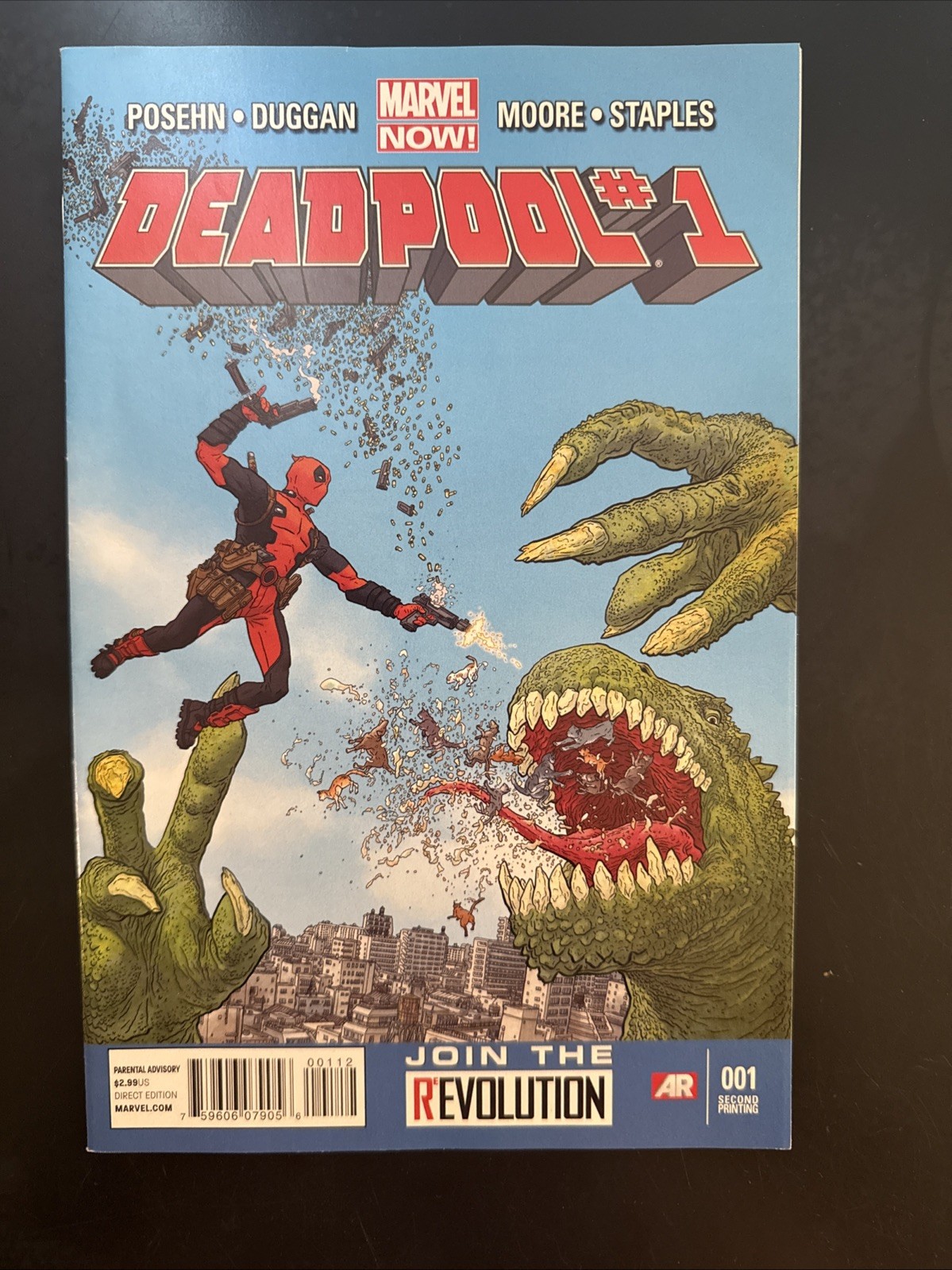 Deadpool #1 VF/NM HTF 2nd Print (2013) COMBINED SHIPPING B&B | eBay