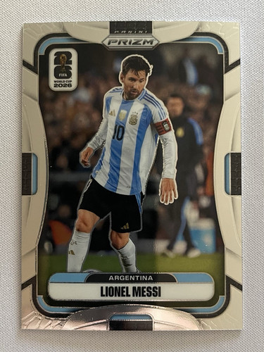 Panini Prizm 2022 World Cup Qatar Lionel Messi #10 Argentina Base Set