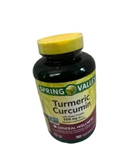 Spring Valley Turmeric Curcumin with Ginger Powder DietarySupplement 500mg 180ct