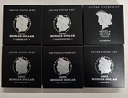 2021 Morgan and Peace Dollar 6 Coin Set with OGP & COA's Pristine Set