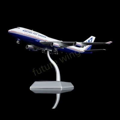 1:400 HX Models Boeing House Color B747-400ER N747ER Aircraft