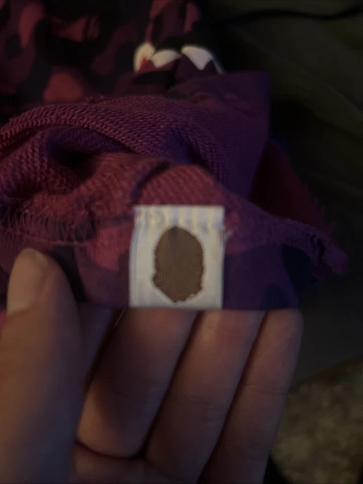 Bape фиолетовый камуфляж стороне акулы шорты * REPS * - Изображение 4 из 4