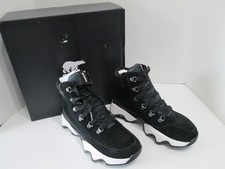 Sorel Women's Kinetic Impact Conquest Plus WP Boot Black / Sea Salt Size 8