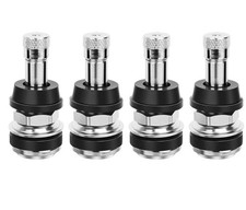TR416 Valve Stem, 4 Pack Premium Metal Tire Valve Stems for Tubeless Tires, Fits