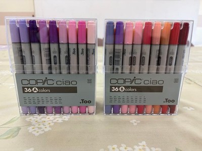 Copic Ciao Markers 72 Color Set Anime Art Marker Pen Japan Used