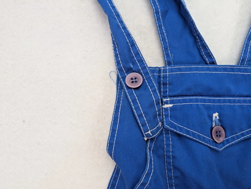 Culotte con tirantes retro azul vintage para mujer talla 15/16 DEFECTOS Foto 4 de 4