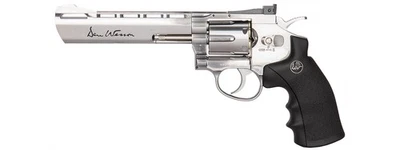 ARMYAIRSOFTGUNS Asg Dan Wesson 6"" 426 Fps Airgun Revolver - Silver