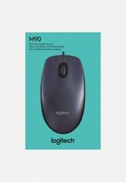Logitech Kabel-Usb-Maus ZubehöR FüR Pc Computer Mouse Schwarz 910-001793