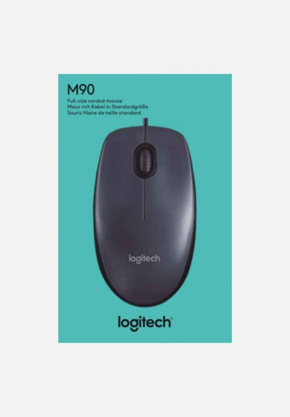 Logitech Kabel-Usb-Maus ZubehöR FüR Pc Computer Mouse Schwarz 910-001793-image