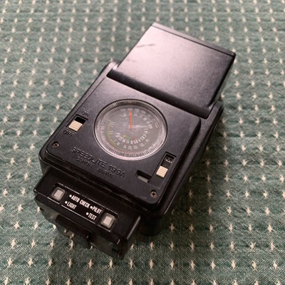 Canon Speedlite 199A Shoe Mount Flash With Case Made In Japan Untested