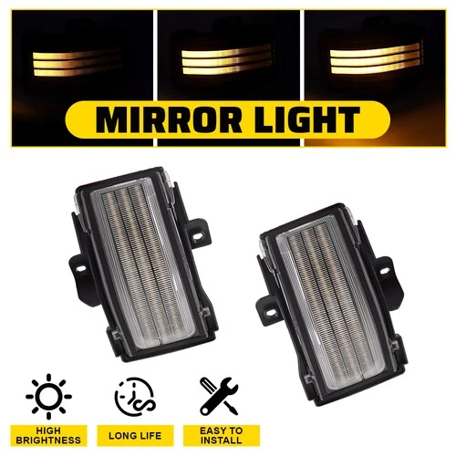 Switchback Side LED Mirror Light Fit 2017-23 Ford Super Duty F250 F350 F450 F550