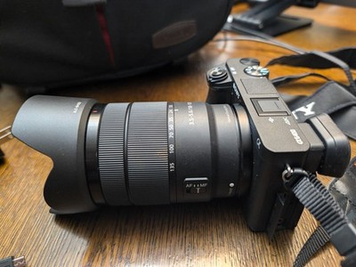 Sony Alpha A6300 24.2MP Digital Camera - Black (Kit with 18-135mm Zoom Lens)