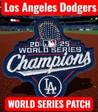 Los Angeles Dodgers Official 2025 World Series Champions Jersey Patch