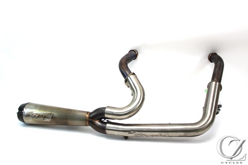 04-05 Harley FXDC Dyna Super Glide Custom Two Brothers Racing 2 into 1 Exhaust