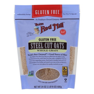 Bob's Red Mill - Steel Cut Oats - Gluten Free - Case Of 4 - 24 Oz.