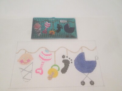 THINGS ON A STRING: BABY!-PRINCESS AND ME-HP NEEDLEPOINT CANVAS-STITCH GUIDE