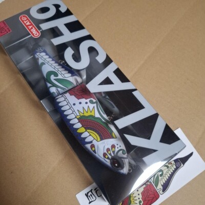 DRT KLASH 9 Low Floating 9in 4oz Day of the Bitez(White) SwimBait