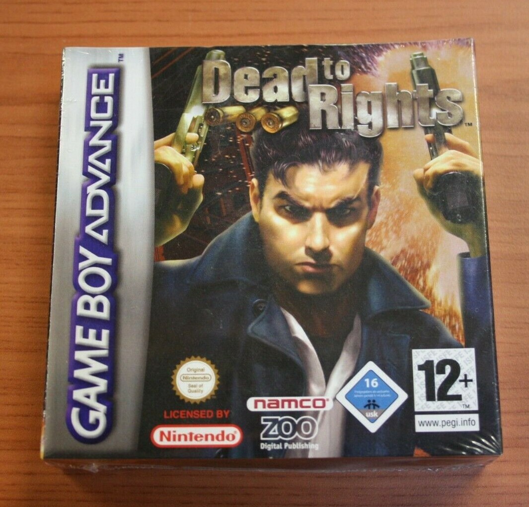 jeu Nintendo Game Boy Advance  gba  dead to rights neuf BLISTER