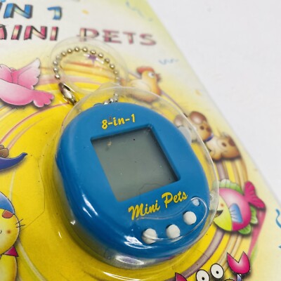 8 in 1 Mini Pets Toy Virtual Electronic Game Collectible Vintage