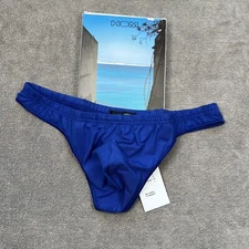 Hom Men blue cotton stretch Freddy G-string thong underwear size S M L XL