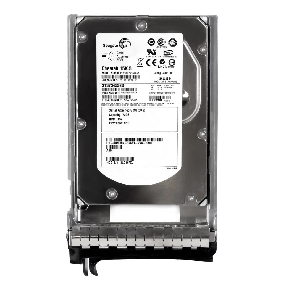 Disco Rigido Dell 0UM837 ST373455SS 73GB SAS 15K 16MB 3.5'' - Immagine 3 di 3