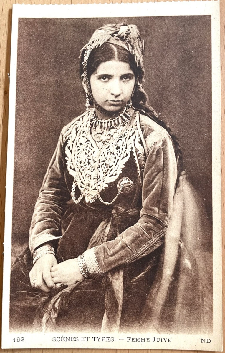 c.1908 Young JEWISH GIRL in Folk Costume, Real Sepia Photo PC in Near Mint  Cond. | eBay