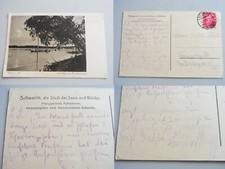 Postcard Schwerin 1928, signed by composer Erwin KROLL & singer Henny WOLFF