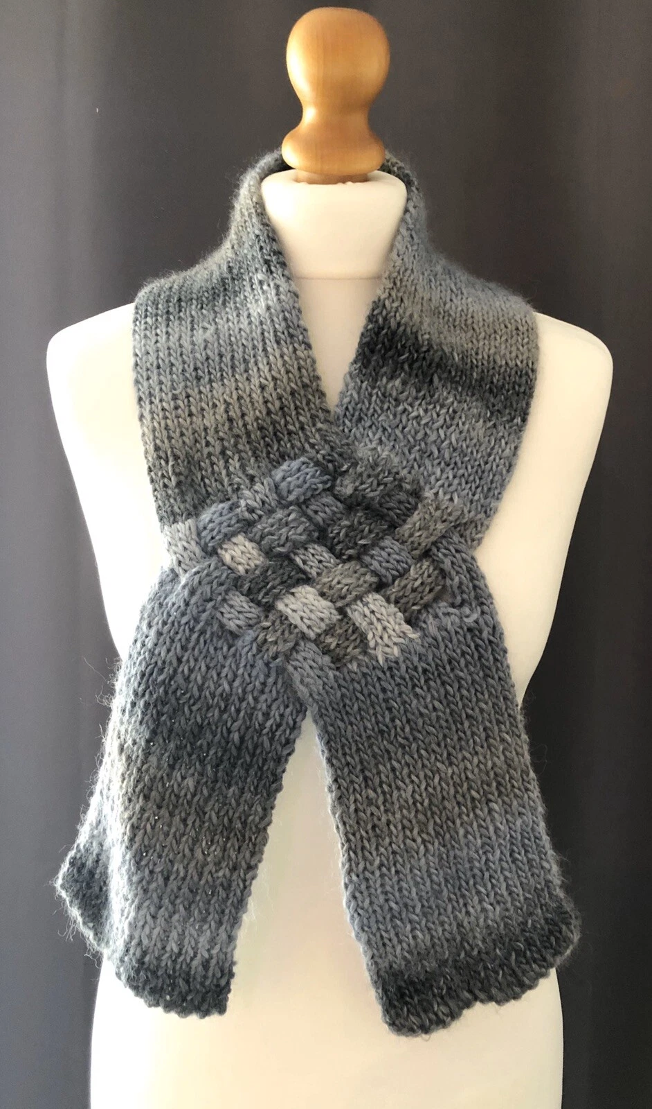 Hand Made Multicoloured Neck Warmer With Chest Details.