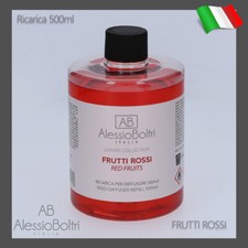 RICARICA PROFUMO AMBIENTE CASA PER DIFFUSORI BASTONCINI 500ML FRUTTI ROSSI