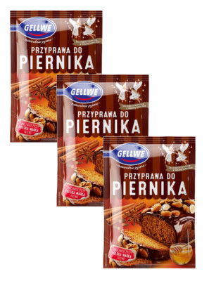 Gellwe GINGERBREAD cookies & desserts spice mix 3 x 40g FREE SHIPPING