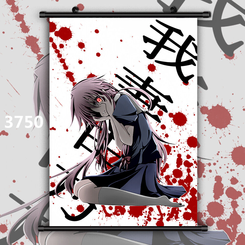 Mirai Nikki Future Diary Anime HD Canvas Print Wall Poster Scroll Room  Decor