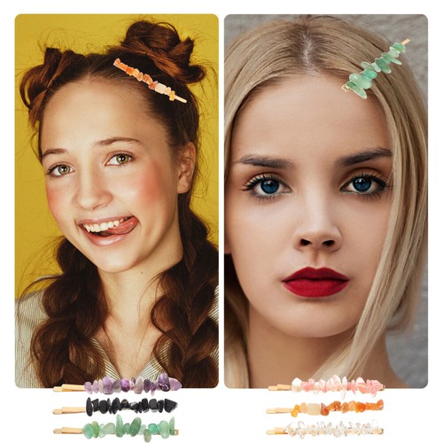6St Haar Frauen-Haarnadeln Haarschmuck- Edelstein-Haarnadel - Bild 9 von 12