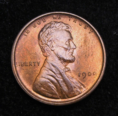 1909-VDB Lincoln Wheat Cent  MS+++++R/B