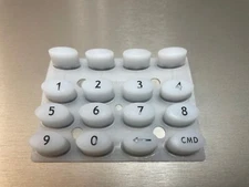 DMP Silicone Rubber Keypad replacement, Translucent White, THINLINE SERIES, New