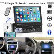 7 Zoll Single Din Touchscreen Auto Stereo Bluetooth Flip Out Bluetooth + Kamera