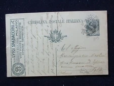 C.P. pubbl. L. SPADACCINI SCREWS TIPS ...Cent. 15 Leoni mill. 19 used very rare