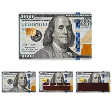 Lot x4 Hundred Dollar Bill USA Currency Money Credit Debit Card Skin Sticker 221