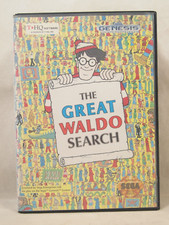The Great Waldo Search Case SEGA Genesis Authentic BOX ONLY