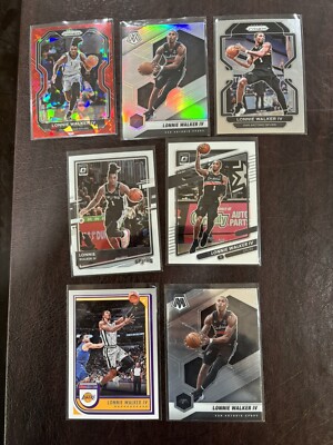 Lonnie Walker Multi Yr/Set (Lot 7) Mosaic SILVER/Prizm Red ICE/Optic...