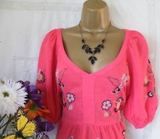 👗******MONSOON PRE-OWNED "CORAL PINK EMBROIDERED" DRESS SIZE 12******👗