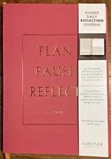 Plan, Pause + Reflect Journal - Fuchsia - Guided Daily Reflection Journal