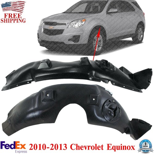 2010-2013 Equinox Driver Side Fender Liner Replacement Parts N Go Fender Liner With Clips - Driver Side Front For 2010-2013 Chevy Equinox GM1248223 Fender Well