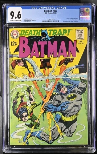 Batman #207 (1968) CGC 9.6 NM+ 🦇 Super Rare High-Grade Bronze Age Batman!