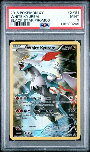 2015 POKEMON BLACK STAR PROMO WHITE KYUREM #XY81 PSA 9 MINT #118288269 (POP 37)
