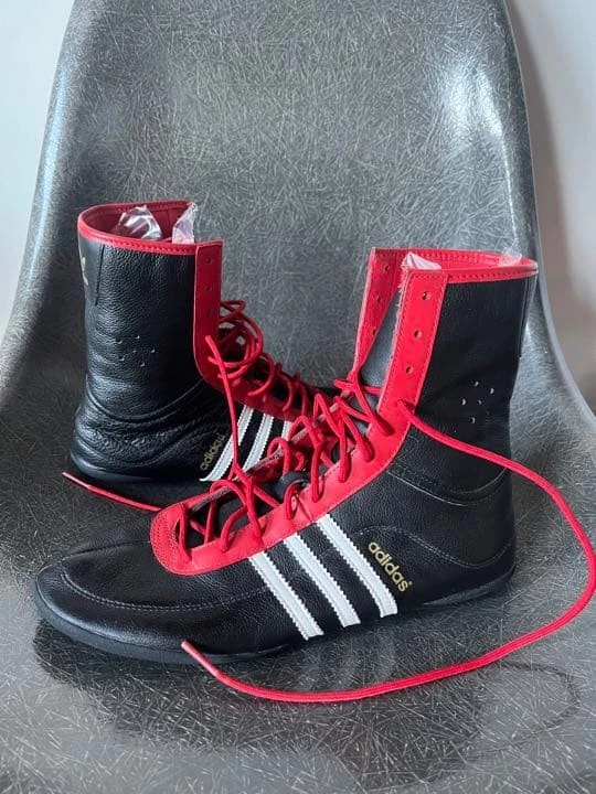 Adidas Tenis Vintage, Zapatos de Boxeo, Zapatos de Lucha 25.5cm/US8.5 Usados Sin Caja Foto 2 de 4