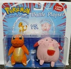 NEW ON CARD Pokemon Charmander vs Chansey Plush Battle Playset Sealed Vintage
