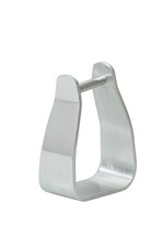 Weaver Leather Sloped Aluminum Stirrups, Brown, Angled for Comfort (1 Pair)