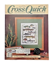 Cross Quick Magazine Vintage Dec/Jan 1989 Cross Stitch Easy Project