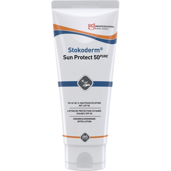 Uv-Hautschutzcreme Stokoderm® Sun Protect 50 Pure 100Ml UnparfüMiert Tube-image